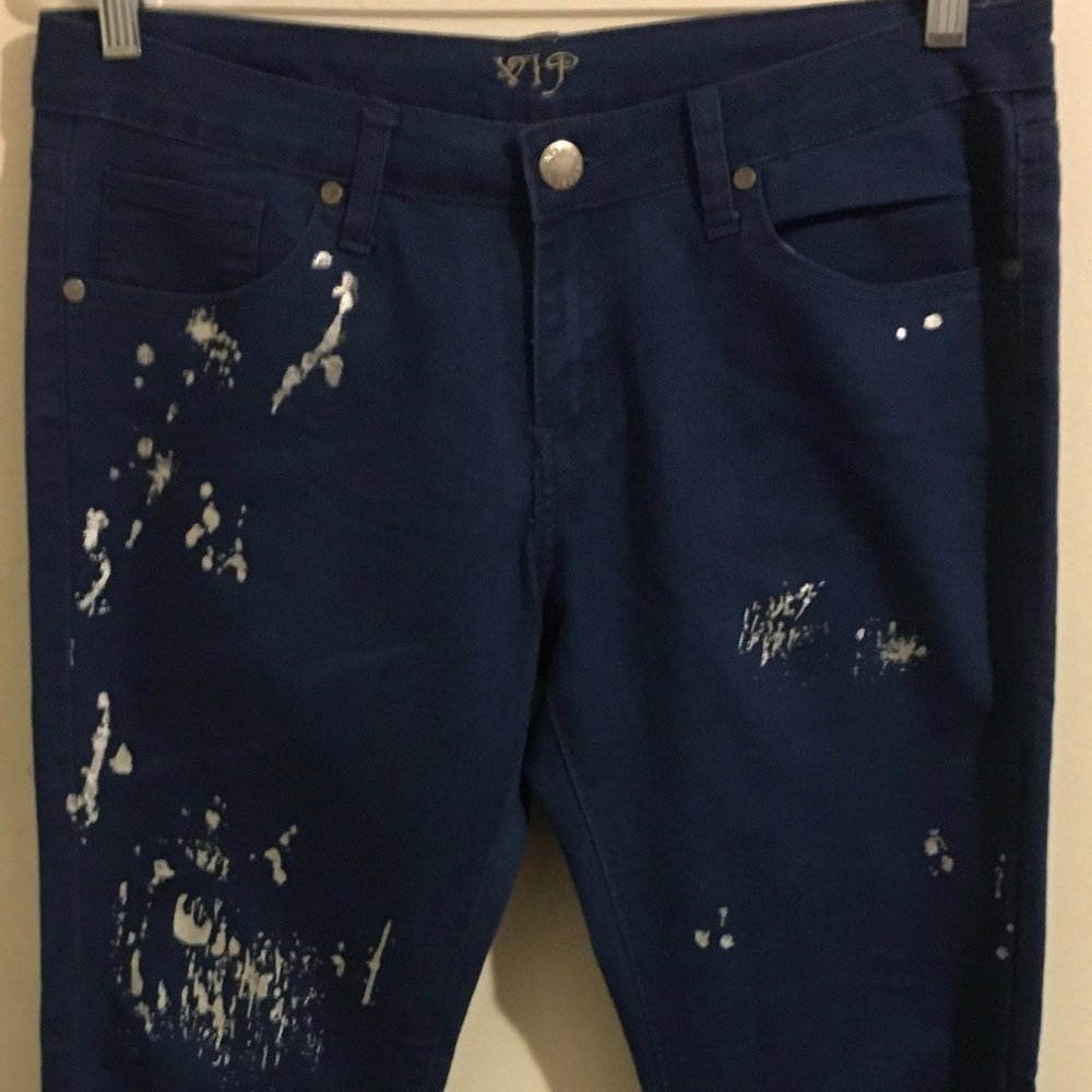 VIP Low Rise, Regular Slim Fit Jeans Dark Blue